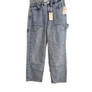 NWT Good American Good '90s  Carpenter Jeans Size‎ 6/28 Retail $155